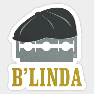 Newsboy Razor B'linda Sticker